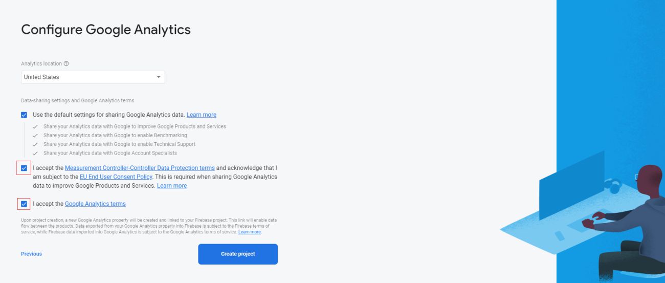 Create Firebase Project 3