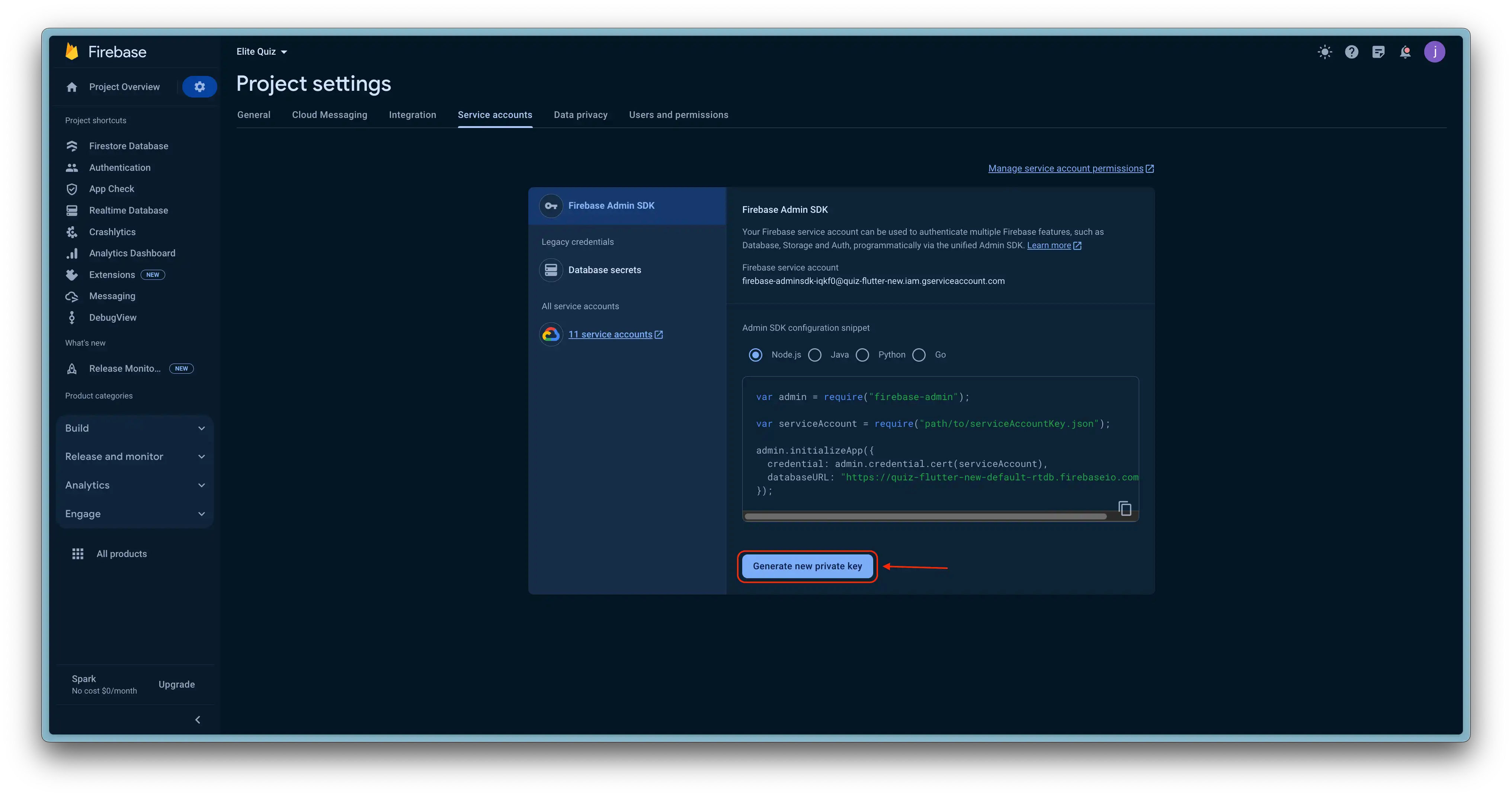 Download Services JSON